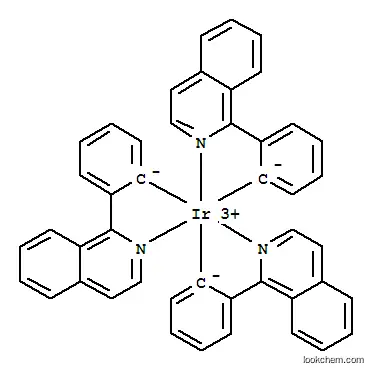 Ir (piq) 3, 트리스 [1- 페닐 이소 퀴 놀리나 토 -C2, N] 이리듐 (III)