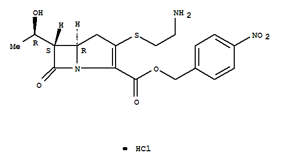 (5R,6S)-4-Nitrobenzyl3-((2-aminoethyl)thio)-6-((R)-1-hydroxyethyl)-7-oxo-1-azabicyclo[3.2.0]hept-2-ene-2-carboxylatehydrochloride