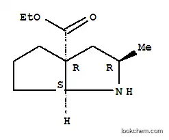 시클로펜타[b]피롤-3a(1H)-카르복실산, 헥사히드로-2-메틸-, 에틸 에스테르, (2R,3aR,6aS)-rel-(9CI)