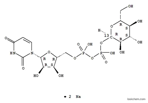 URIDINE DIPHOSPHATE-ALPHA-D-[1-13C]글루코스 이나트륨 염