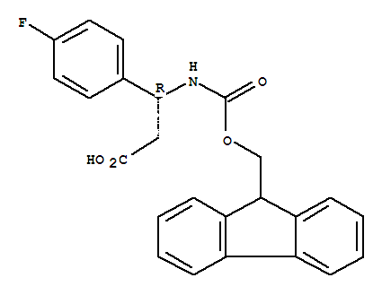 Benzenepropanoicacid,β-[[(9H-fluoren-9-ylmethoxy)carbonyl]amino]-4-fluoro-,(βR)