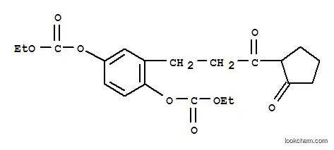디에틸 2-[3-옥소-3-(2-옥소시클로펜틸)프로필]-p-페닐렌 디카보네이트