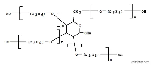 폴리옥시(메틸-1,2-에탄디일), .알파.-하이드로-.오메가.-하이드록시-, 에테르와 메틸 D-글루코피라노사이드(4:1)