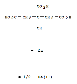 1,2,3-Propanetricarboxylicacid, 2-hydroxy-, calcium iron(2+) salt (2:2:1)