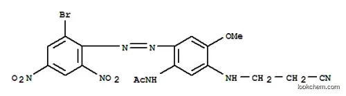2′-(2-ブロモ-4,6-ジニトロフェニルアゾ)-5′-(2-シアノエチルアミノ)-4′-メトキシアセトアニリド