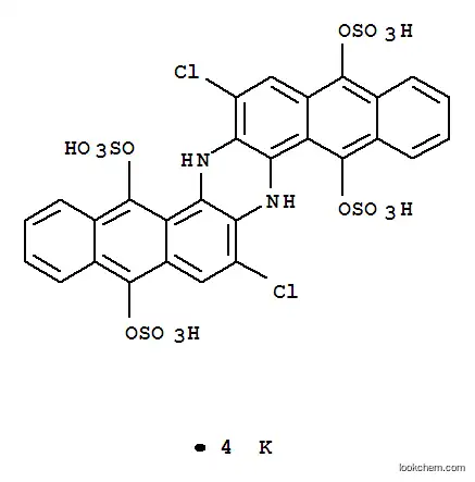 사칼륨 7,16-디클로로-6,15-디히드로안트라진-5,9,14,18-테트라일테트라키스(황산염)