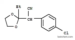 알파-(4-클로로페닐)-2-에틸-1,3-디옥솔란-2-아세토니트릴