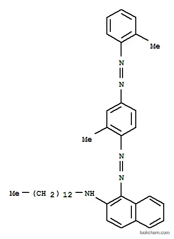 1-[2-メチル-4-(2-メチルフェニルジアゼニル)フェニルジアゼニル]-N-トリデシルナフタレン-2-イルアミン