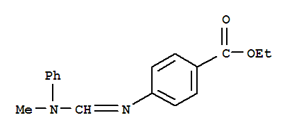 Ethyl4-[[(methylphenylamino)methylene]amino]benzoate