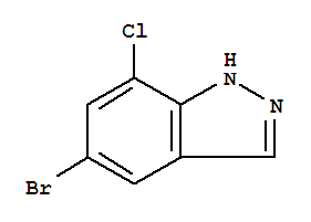 5-BROMO-7-CHLORO-1H-INDAZOLE