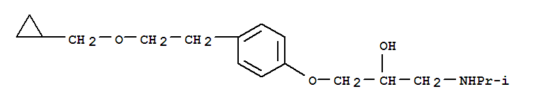Betaxolol;SL75212;1-[4-[2-(cyclopropylmethoxy)ethyl]phenoxy]-3-[(1-methylethyl)amino]-2-propanol