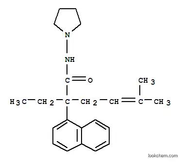 α-(3-メチル-2-ブテニル)-α-(1-ナフチル)-1-ピロリジンブタンアミド