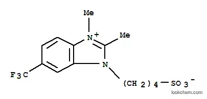 1,2-ジメチル-3-(4-スルホナトブチル)-5-(トリフルオロメチル)-1H-ベンゾイミダゾール-3-イウム