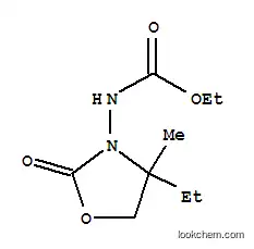 카르밤산, (4-에틸-4-메틸-2-옥소-3-옥사졸리디닐)-, 에틸 에스테르, (-)-(9CI)