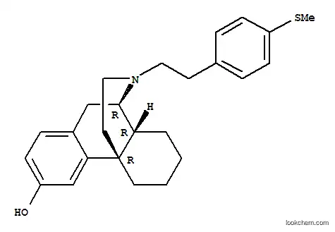 (-)-17-[p-(메틸티오)페네틸]모르피난-3-올