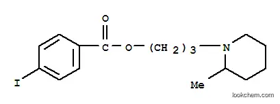 3-(2-메틸피페리디노)프로필=p-요오도벤조에이트