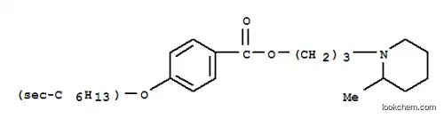 3- (2- 메틸 피 페리 디노) 프로필 = p- (1- 메틸 펜틸) 옥시 벤조 에이트