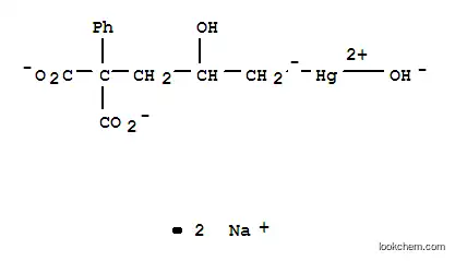 2-[2-ヒドロキシ-3-[ヒドロキシメルクリオ(II)]プロピル]-2-(フェニル)マロン酸ジナトリウム