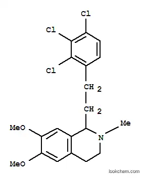 1,2,3,4-テトラヒドロ-6,7-ジメトキシ-2-メチル-1-(2,3,4-トリクロロフェネチル)イソキノリン