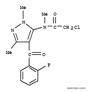 2-クロロ-N-[4-(2-フルオロベンゾイル)-1,3-ジメチル-1H-ピラゾール-5-イル]-N-メチルアセトアミド