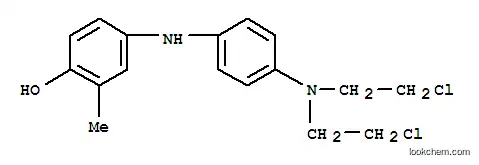 4-[[4- [비스 (2- 클로로 에틸) 아미노] 페닐] 아미노] -2- 메틸 페놀