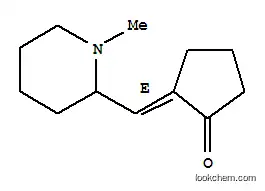 사이클로펜타논, 2-[(1-메틸-2-피페리디닐)메틸렌]-, (2E)-(9CI)