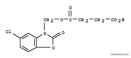 숙신산 수소 1- (5- 클로로 -2- 옥소 벤족 사졸 -3- 일) 메틸 에스테르