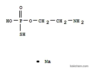 에탄올, 2-아미노-, 이수소 포스포로티오에이트(에스테르), 일나트륨염