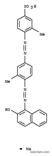 4-[[4-[(2-하이드록시-1-나프탈레닐)아조]-3-메틸페닐]아조]-3-메틸벤젠술폰산 나트륨염