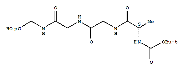 2-[[2-[[2-[[(2S)-2-[(2-Methylpropan-2-yl)oxycarbonylamino]propanoyl]amino]acetyl]amino]acetyl]amino]aceticacid