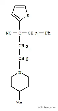 4-메틸-α-(페닐메틸)-α-(2-티에닐)-1-피페리딘부티로니트릴