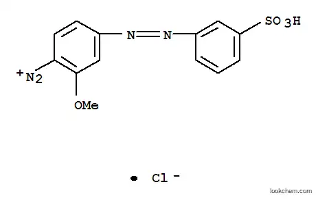 2-メトキシ-4-(3-スルホフェニルアゾ)ベンゼンジアゾニウム?クロリド