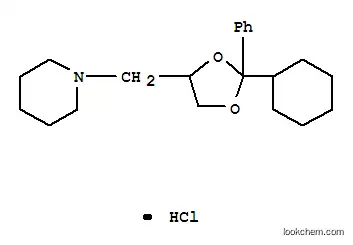 피페리딘, 1-(2-사이클로헥실-2-페닐-1,3-디옥솔란-4-일메틸)-, 염화수소