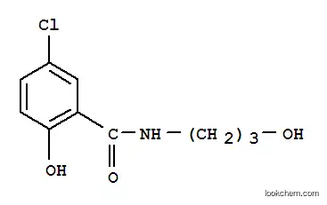 벤즈아미드, 5-클로로-2-하이드록시-N-(3-하이드록시프로필)-