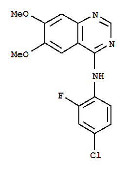 ZM306416;CB676475;4-Quinazolinamine,N-(4-chloro-2-fluorophenyl)-6,7-dimethoxy-