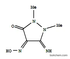 3,4-피라졸리딘디온, 5-이미노-1,2-디메틸-, 4-옥심