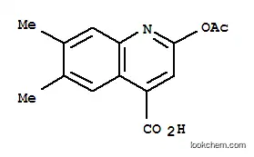 2-(아세틸옥시)-6,7-디메틸-4-퀴놀린카르복실산