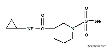 3-피페리딘카르복스아미드,N-시클로프로필-1-(메틸술포닐)-(9CI)