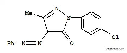 2-(4-クロロフェニル)-2,4-ジヒドロ-5-メチル-4-(フェニルアゾ)-3H-ピラゾール-3-オン