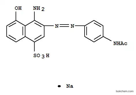 3-[[4-(アセチルアミノ)フェニル]アゾ]-4-アミノ-5-ヒドロキシ-1-ナフタレンスルホン酸ナトリウム