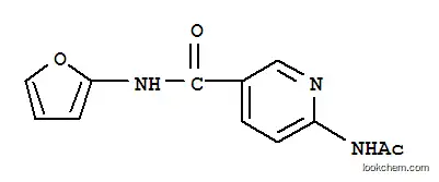 3-피리딘카르복사미드,6-(아세틸아미노)-N-2-푸라닐-(9CI)