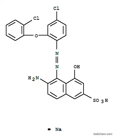 6-アミノ-5-[4-クロロ-2-(2-クロロフェノキシ)フェニルアゾ]-4-ヒドロキシ-2-ナフタレンスルホン酸ナトリウム