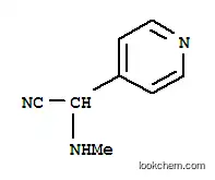 4-피리딘아세토니트릴,알파-(메틸아미노)-(9CI)