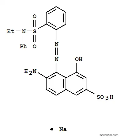 6-アミノ-4-ヒドロキシ-5-[[2-(エチルフェニルアミノスルホニル)フェニル]アゾ]ナフタレン-2-スルホン酸ナトリウム