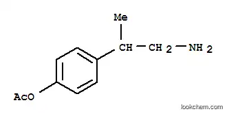 페놀, 4-(2-아미노-1-메틸에틸)-, 아세테이트(에스테르)(9CI)
