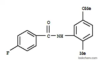 벤즈아미드, 4-플루오로-N-(5-메톡시-2-메틸페닐)-(9CI)