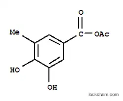 벤조산, 3,4-디하이드록시-5-메틸-, 아세트산 무수물(9CI)