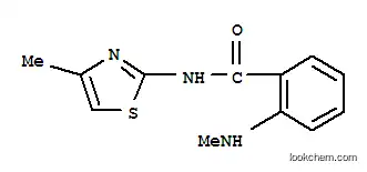 벤즈아미드, 2-(메틸아미노)-N-(4-메틸-2-티아졸릴)-(9CI)