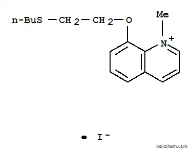 퀴놀리늄, 8-(2-(부틸티오)에톡시)-1-메틸-, 요오드화물