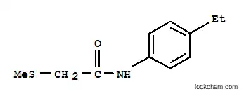 아세트아미드, N-(4-에틸페닐)-2-(메틸티오)-(9CI)